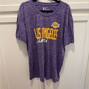 NBA Purple Short Sleeve Tee Los Angeles